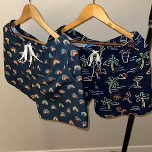 2x 5.5” inseam Chubbies Swim Shorts